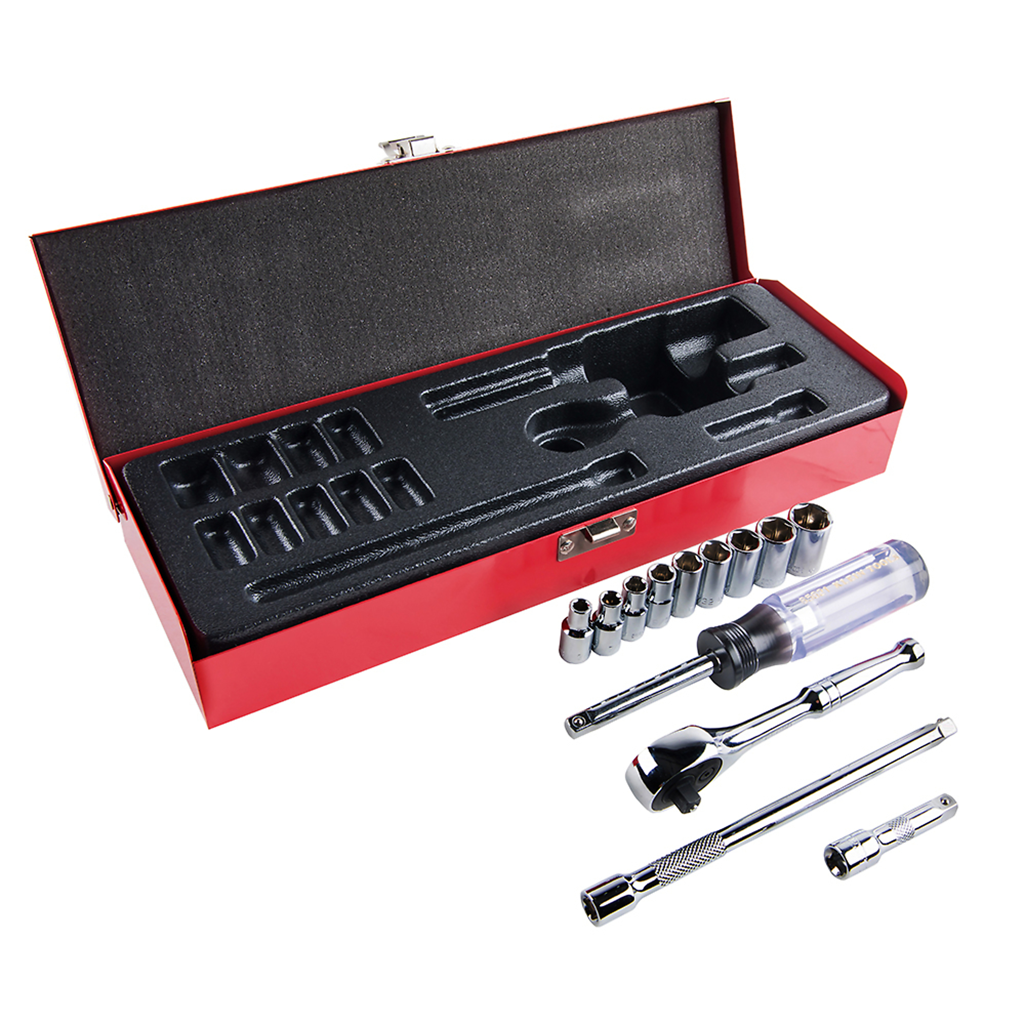 Klein Tools, 1/4in. Drive Socket Wrench Set, 13-Piece, Pieces (qty.) 13 Model# 65500